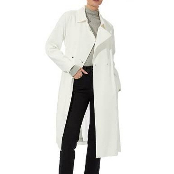 *Hard to Find!* NWT REISS | Florance Cotton Blend Trench Coat - Picture 3 of 5